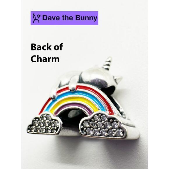 Cat Unicorn on Rainbow Necklace Pendant Jewelry - Picture 3 of 7